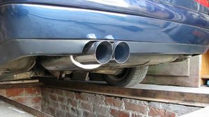 Выхлоп Mercedes-Benz W210 2.2D (custom)