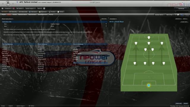 Football manager 2011 tactic смотреть онлайн