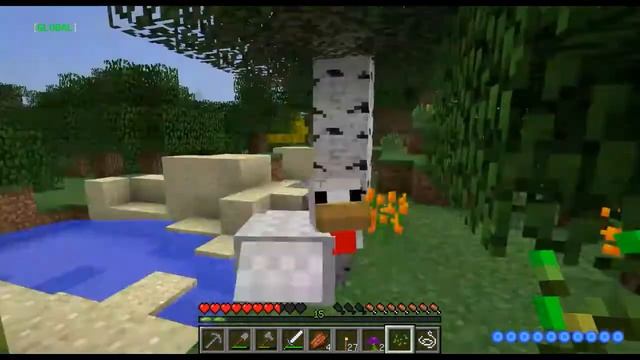 Minecraft (магические похождения) серия 2 супер печь! :) смотреть онлайн