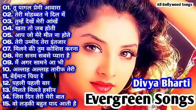 Hindi Hits song Divya Bharti . JUKEBOX MP3