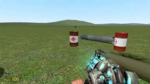 Как можно стрелять из неработающей пушки в игре Garry's Mod