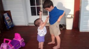 Savannah askin her brother to dance