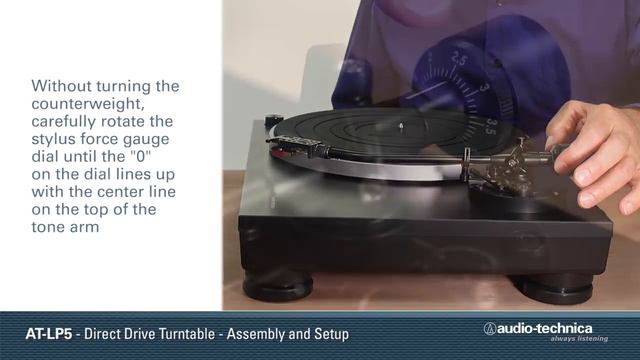 Audio-Technica AT-LP5 Turntable Setup