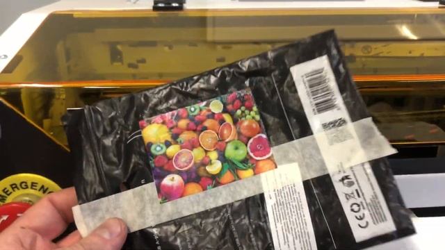 Печать на целлофановом пакете УФ чернилами смотреть онлайн