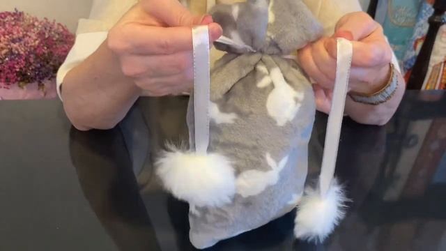 Мешочек из меха Символ года - сладкий детский Новогодний подарок в рюкзаках, мешках и сумках
