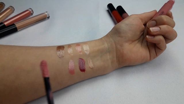 Свотчи новых блесков для губ Mary Kay. смотреть онлайн