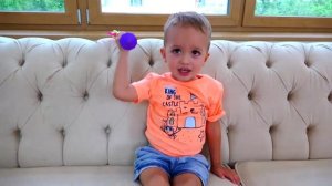 Bad Kid Steals Giant M&M's Learn Colors with Candy Baby Songs Nursery Rhymes for children