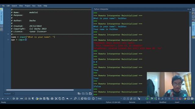 Python Daily | Python | Tutorial #3 | User Input & Casting