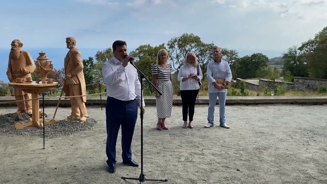 Открытие парка деревянной скульптуры «Вишневый сад» «Возрождение»