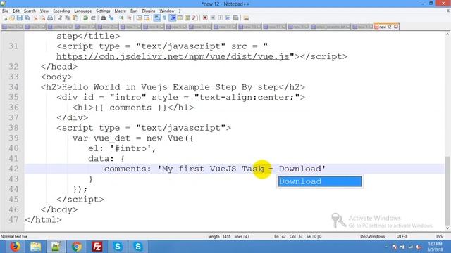 Vue.js 2 Quickstart Tutorial | vue.js 2.0 tutorial | Top Tutorials To Vue Js For Beginners