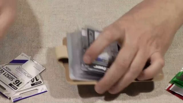 Простое решение как хранить крючки, вертлюги, застёжки. смотреть онлайн