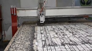 Фрезеровка композита 3мм на скорости 15000 фрезой 3.175 часть 1