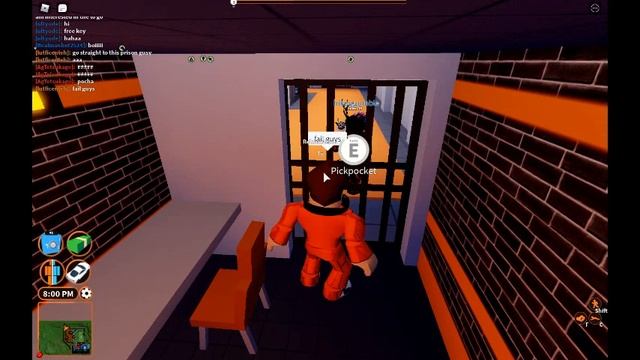 Dance Roblox lutficenteh jail break смотреть онлайн