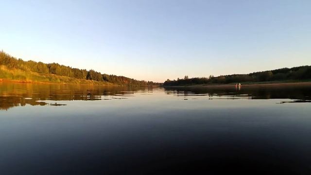 Прекрасные виды с р.Вятка, п.Мирный, лето 2016 || Рыбалка на Вятке смотреть онлайн