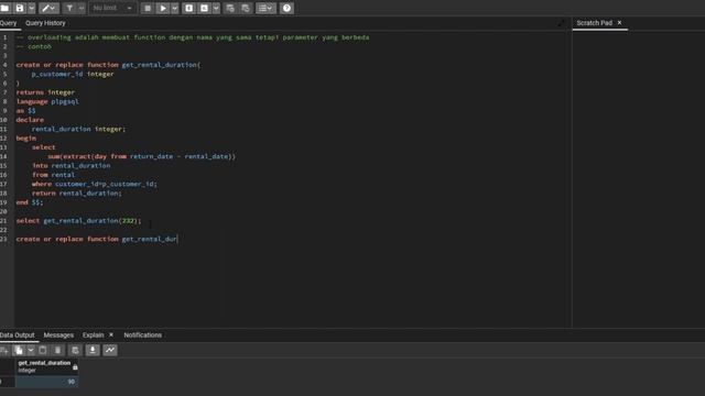 POSTGRESQL TUTORIAL #82 OVERLOADING FUNCTION