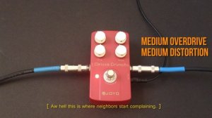 Joyo Deluxe Crunch JF-39 Pedal Review Demo