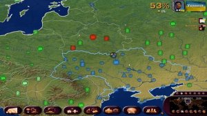 Украина 4(Историческая концовка). Master of the world: Geopolitical simulator 3