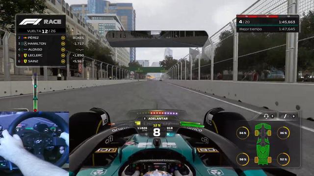 F1 23 Kariera Fernando Alonso AM - 4Race Azerbajdzan-Baku 88 AI смотреть онлайн