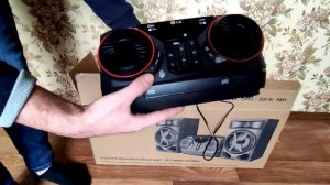 Распаковка — Минисистема LG XBoom CK43