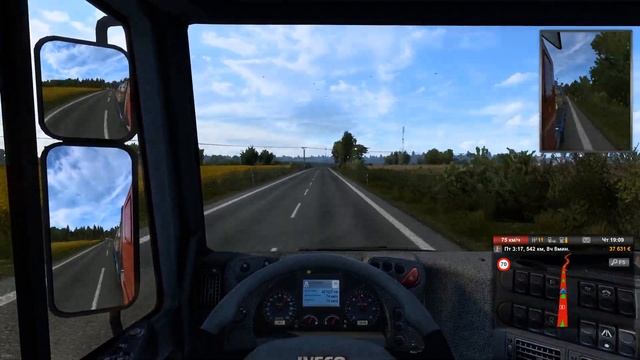 Прохождение Euro Truck Simulator 2, Работа наёмным водителем # 3 смотреть онлайн