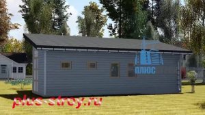 Дачный дом 40 м2 [Плюс Строй]