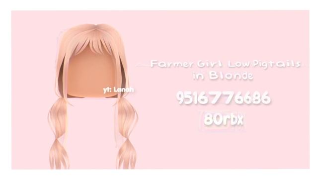 Aesthetic Blonde Hair Codes For Roblox & Bloxburg смотреть онлайн
