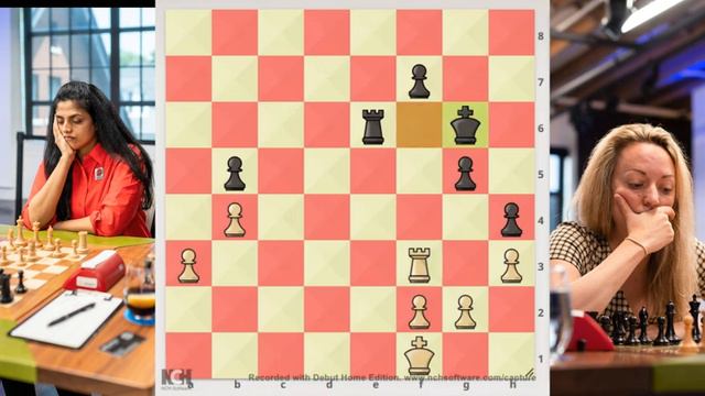 Harika Dronavalli Defeats Elisabeth Paehtz in a Long Struggle Endgame смотреть онлайн