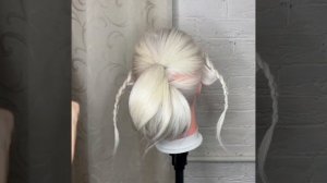 ШИКАРНЫЙ ПУЧОК НА КОРОТКИЕ ВОЛОСЫ ✨ Perfect beautiful beautiful bun for short hair