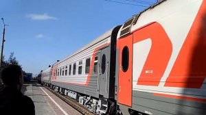 Прибытие фирменного поезда №21/22 Ульяновск — Москва — Ульяновск