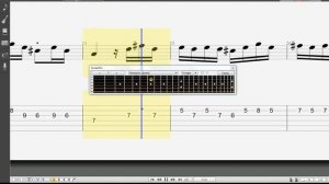 J.S. Bach - Joke (Backing track) pace 40, минус для шутки Баха в темпе 40 с табулатурой