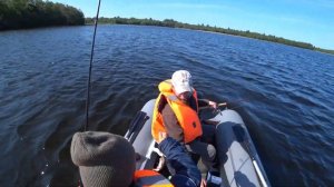 В поисках хищной рыбы на троллинг. Рыбалка троллингом. Озеро Меглино. ВПК.