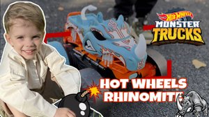 Мирон играет в Хот Вилс Динамит Монстр Трак #HOTWHEELS #MONSTRTRUCK RHINOMITE