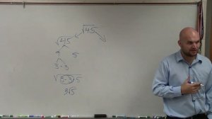 Simplifying the Square Root of a Number by Factorization, Sqrt(45)