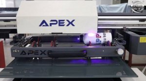 Print Aluminum Bottle By Upgraded Fast Printing Speed APEX Printer UV6090I