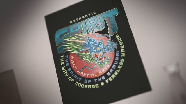 Spiritual dragon warrior 3D Poster смотреть онлайн