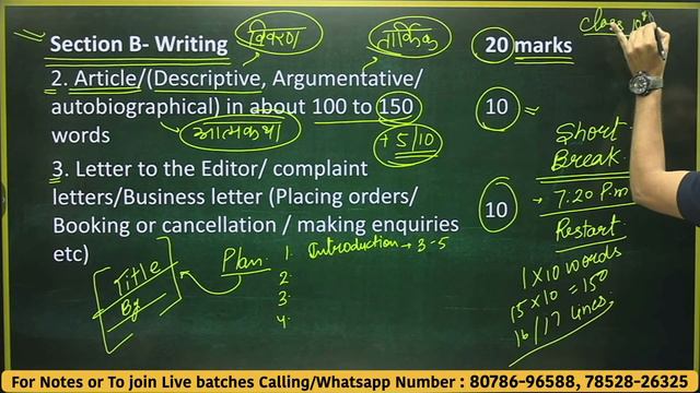 Class 12 English Literature Most Important Questions 2024 UP Board | English Writing Skills Class12