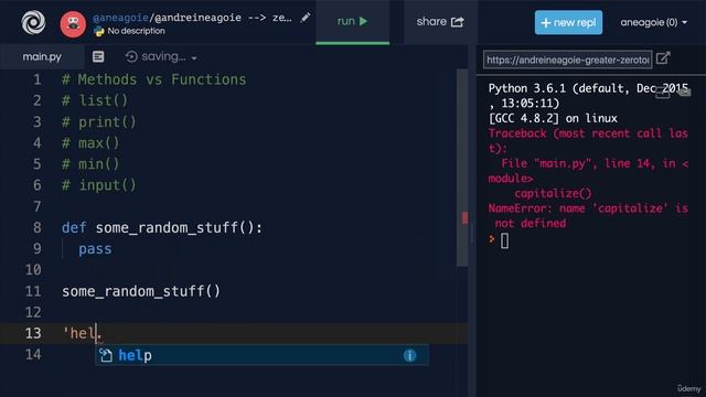 *New* Python Full Course 2023 - Methods vs Functions in Python 2023