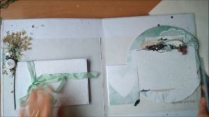 Сборка, НЕОБЫЧНЫЙ тканевый НЕпрошитый переплет, обложка альбома МК - Часть 4