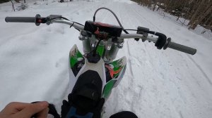 Кайо Дайтона Оказался В Сугробе! Что Случилось? / Проблемы С Кошайном / Покатушки на питбайке