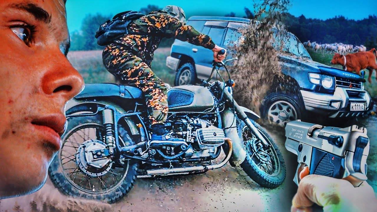 ПОГОНЯ ЗА ШКОЛЬНИКОМ НА УРАЛЕ! Бандит на ПАДЖЕРО РАЗБИЛ зеленый ГЕЛИК… смотреть онлайн