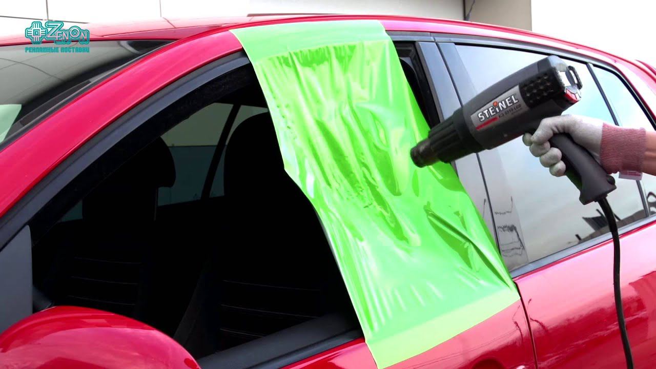 Автовинил. Демонстрация эластичности Avery Supreme Wrapping Film