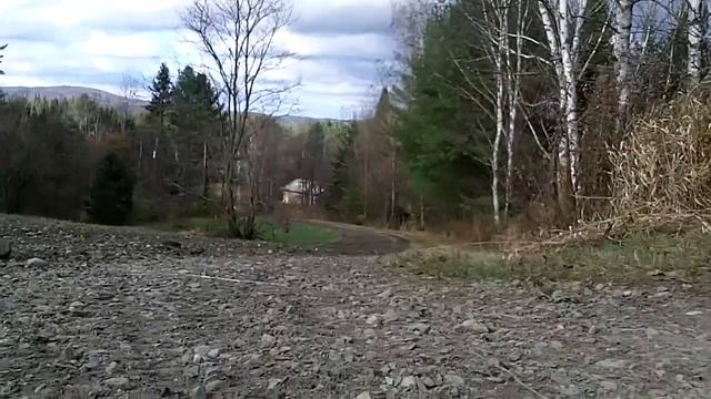 Honda Rancher 420 + Moose plow pushing gravel смотреть онлайн