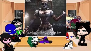 Batman Arkham Knight Villains react to each other part 3 (Poison Ivy and Harley Quinn)
