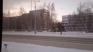 Поездка на трамвае 71-623 № 0156 маршрут 9 в Набережных Челнах