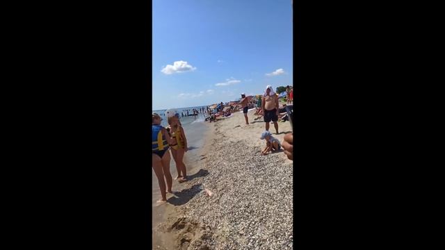 Затока 2021 Август  Серпень  Море пляж развлекалки на море