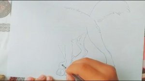 Как нарисовать волка легко злого/How to draw a wolf easy!