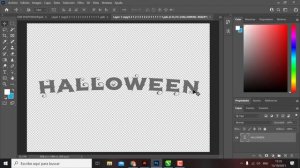 EFECTO TEXTO HALLOWEEN PHOTOSHOP