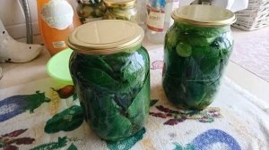 Вкуснейшие ОГУРЦЫ в листьях хрена на зиму.