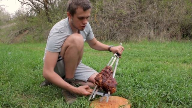 РУЛЬКА НА КОСТРЕ | СВИНАЯ БУЛДЫЖКА НА КОСТРЕ |  ШАШЛЫК