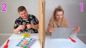 ТЕЛЕПАТИЯ СЛАЙМ ЧЕЛЛЕНДЖ ?? Лизун из СлУчайныХ ингредиентов TWIN TELEPATHY SLIME CHALLENGE
